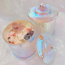 Load image into Gallery viewer, Aurora hologram XL Jar Flower 🌈🧚♀️ 【Double wicks】Choose fragrance
