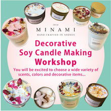Load image into Gallery viewer, Decorative Soy Candle Making Workshop
