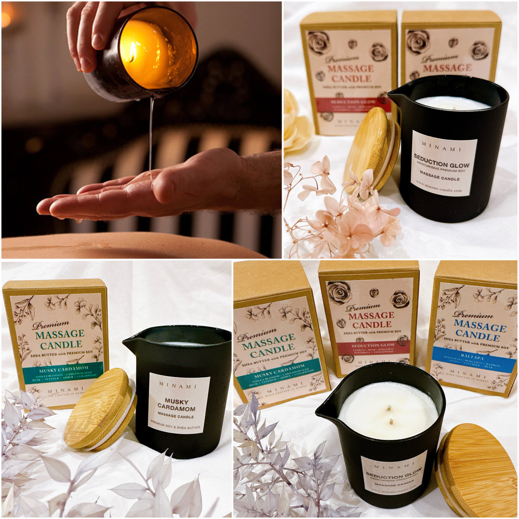 🆕SHEA BUTTER  MASSAGE CANDLES