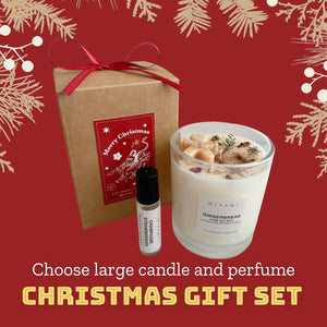 Large candle and Perfume box set 🎁  Choose fragrance