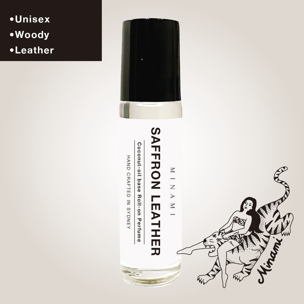 SAFFRON LEATHER【Tuscan Leather by Tom Ford Inspired】Roll-On Oil Perfume