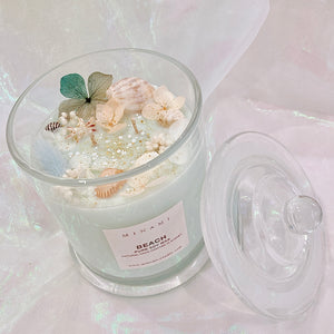 XL Jar Ocean×Flowers🏖🐚🌺 【Double wicks】Chose fragrance
